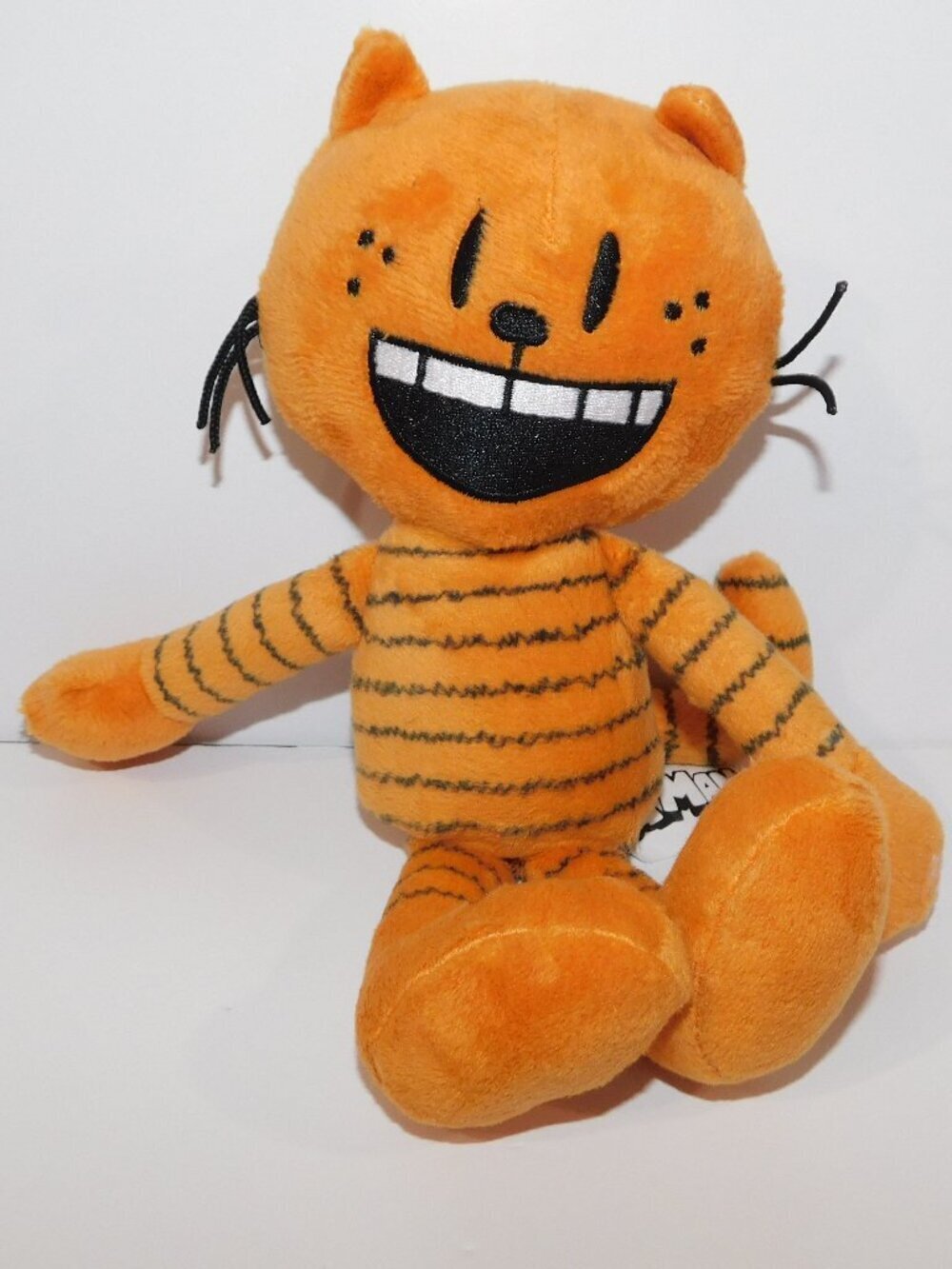 Dogman and Cat Kid 10" Plush Orange Lil Petey Dav Pilkey Stuffed Animal Toy